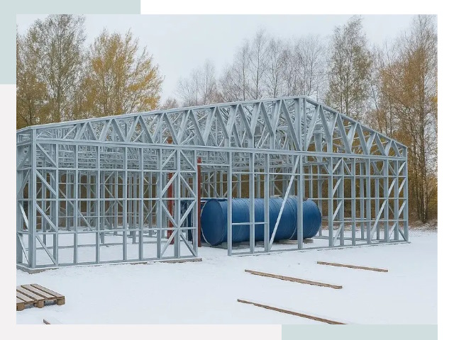 Металлические ангары в Валуйках