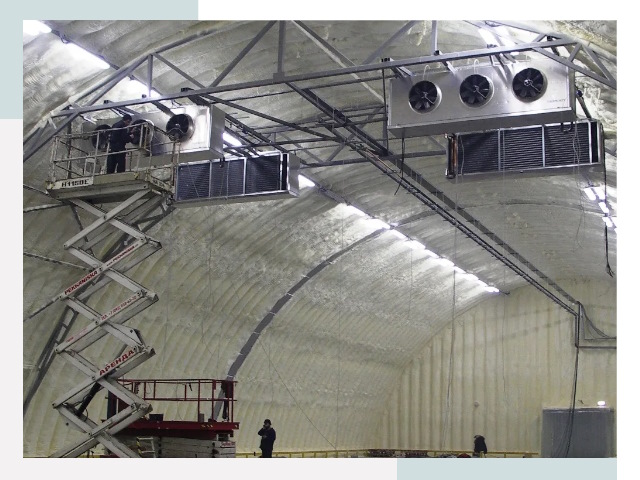 Оснащение ангаров в Валуйках