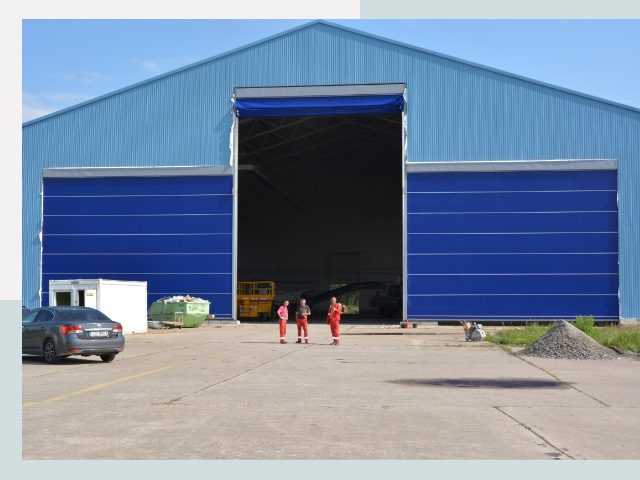 Ангарные ворота в Валуйки от СтальСтрой-Вли по цене 639 руб.